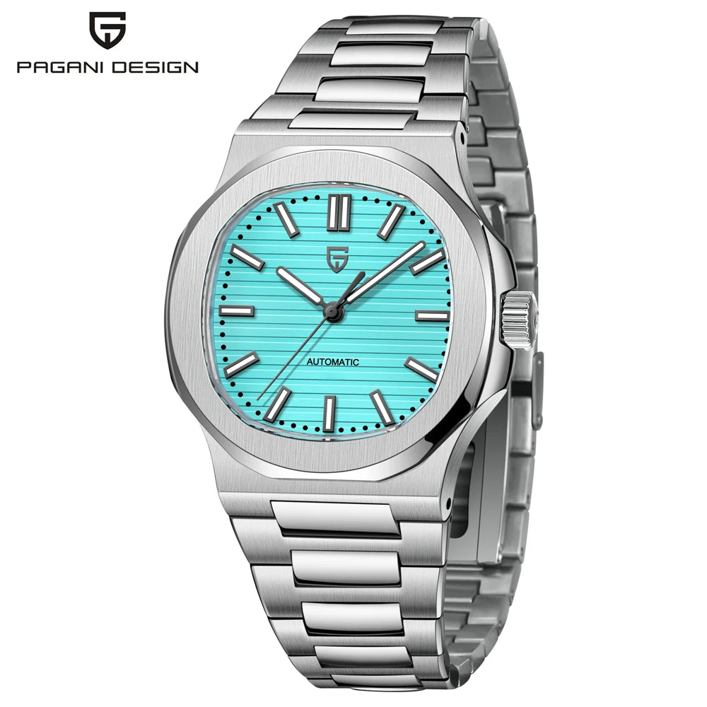 PAGANI DESIGN Men's Watches 2026 New Luxury Rose Gold Automatic Watch Men Sapphire crystal Waterproof Mechanical Wrist Watch Men