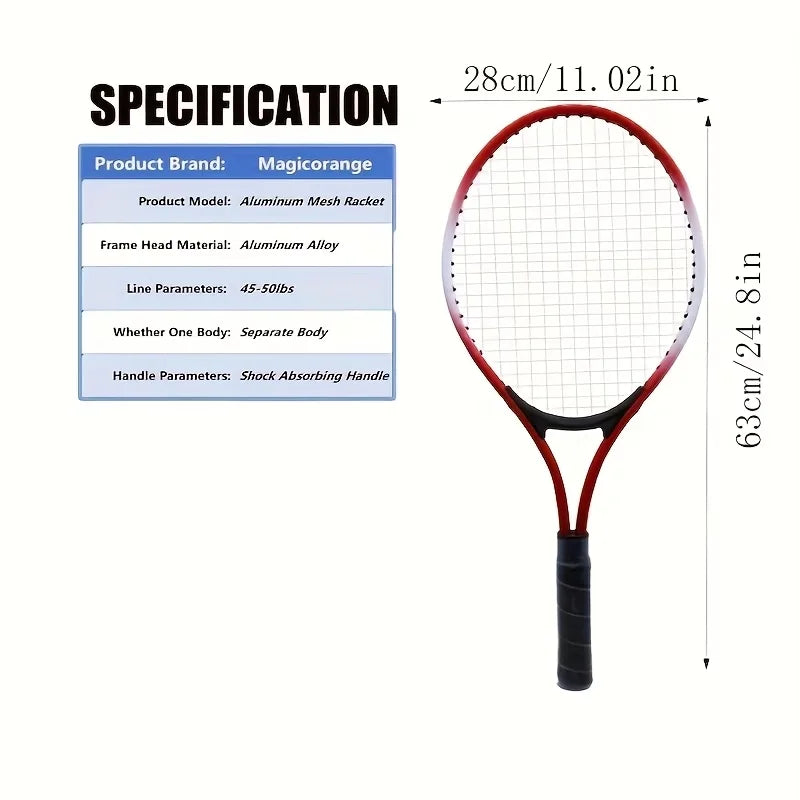 Kit de Raquetas de Tenis, 1 Juego que Incluye Entrenador de Rebote, Pelotas de Tenis, Cinta Absorbente de Sudor y Bolsa de Almacenamiento para Práctica y Entrenamiento de Dos Personas