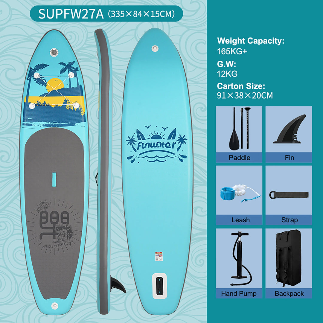 Funwater Tabla de Paddle Surf Hinchable 12&
