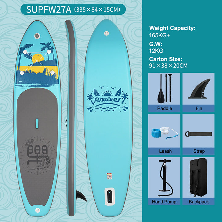 Funwater Tabla de Paddle Surf Hinchable 12&