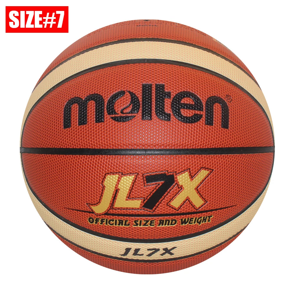 Balón de Baloncesto Molten 2026, Tamaño Oficial 7/6/5, Material PU, para Interior y Exterior, Entrenamiento, Partidos, Equipo, Baloncesto Original