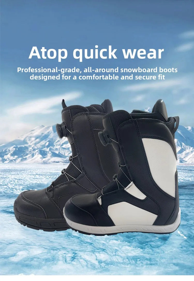 Botas de Esquí Nuevas 2026 con Hebilla de Cable para un Calzado Rápido, Botas de Esquí para Adultos ATOP