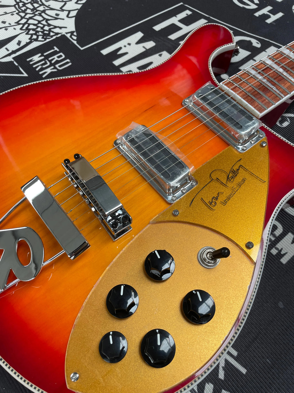 Guitarra eléctrica de 6 cuerdas, marcadores de trastes triangulares, diapasón de palisandro, guitarra eléctrica con doble bloqueo, guitarra eléctrica para principiantes