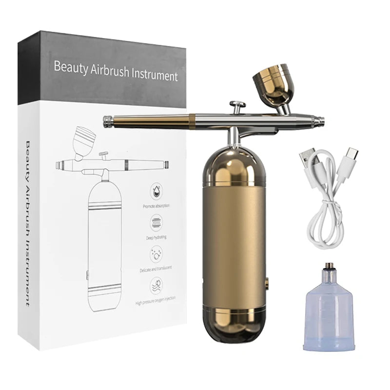 Aerógrafo para uñas con compresor, aerógrafo portátil para decoración de uñas, pintura, pasteles y manualidades. Kit de aerógrafo y compresor portátil para decoración de uñas.