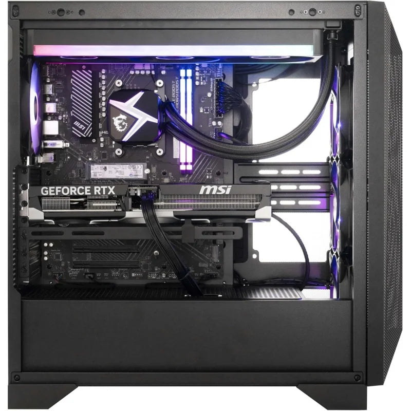 ZS2 Gaming Desktop: R9-7900X, GeForce RTX 5080, 32GB DDR5, 2TB M.2 NVMe SSD, Liquid Cooling, 850W USB Type C, VR-R