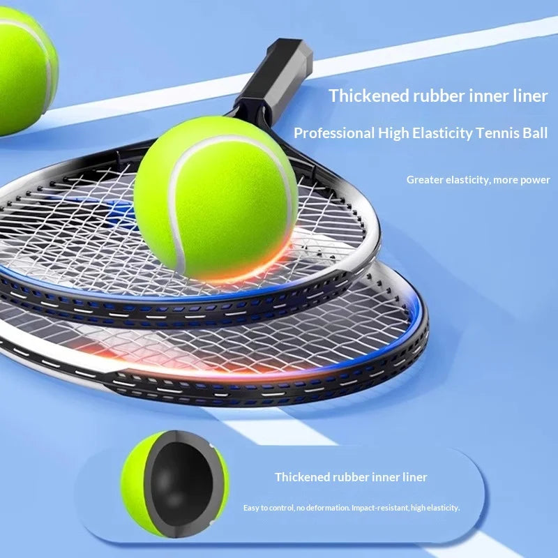 Raqueta de Tenis con Pelota de Rebote para Entrenamiento Individual, Portátil, con Cuerda de Alta Elasticidad, para Adultos, Ayuda para el Entrenamiento, Raqueta de Tenis de Playa