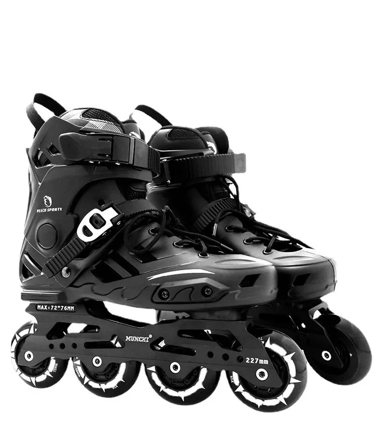Patines en Línea Profesionales de Verano para Mujer, Hombre, Niños y Adultos, Patines de Velocidad para Exteriores, 4 Ruedas, Tallas 34-46