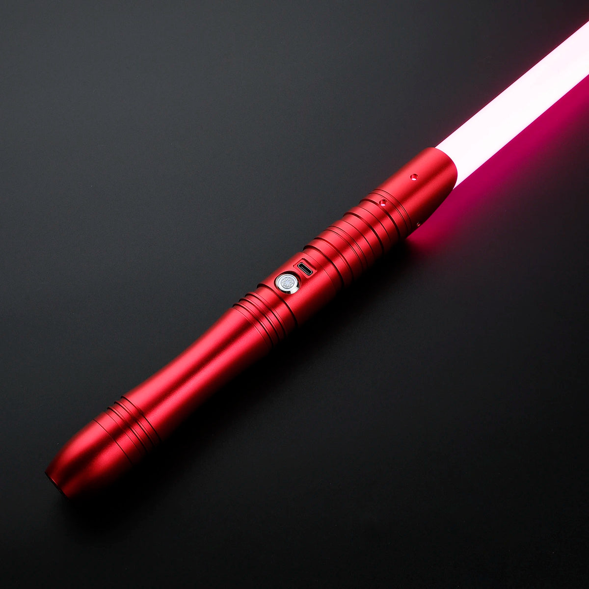 Sable de luz para duelo intenso DamienSaber Xeno3.0 con Bluetooth, swing fluido sensible, cambio de color infinito y 34 fuentes de sonido
