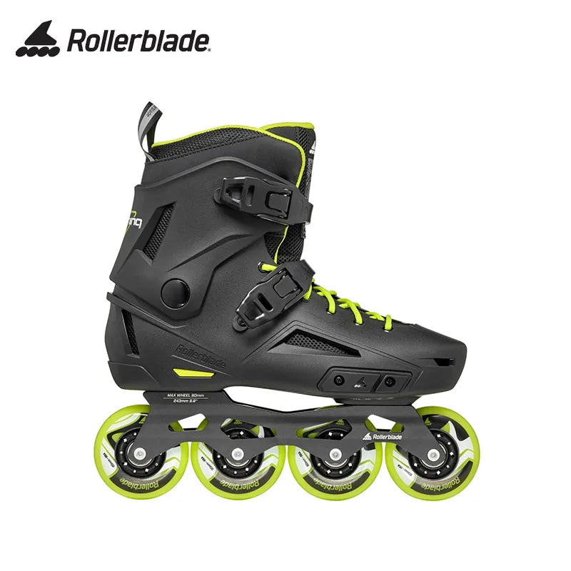 Patines en línea para adultos, modelo Lightning 80, ideales para practicar en la calle, perfectos para principiantes, deportes de patinaje y actividades recreativas.
