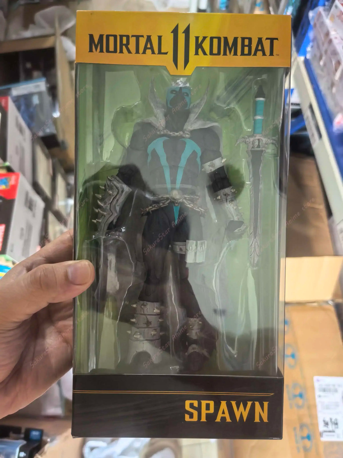【En stock】Mortal Kombat Spawn Sub Zero Scorpion Kitana Liu Kang Figura de acción articulada de 7 pulgadas 17 cm Modelo de juguete coleccionable del juego