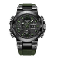 FOXBOX Outdoor Military Watch Men Fashion Camouflage Silicone Digital Watch For Men Sport Waterproof Men's Quartz Wristwatches