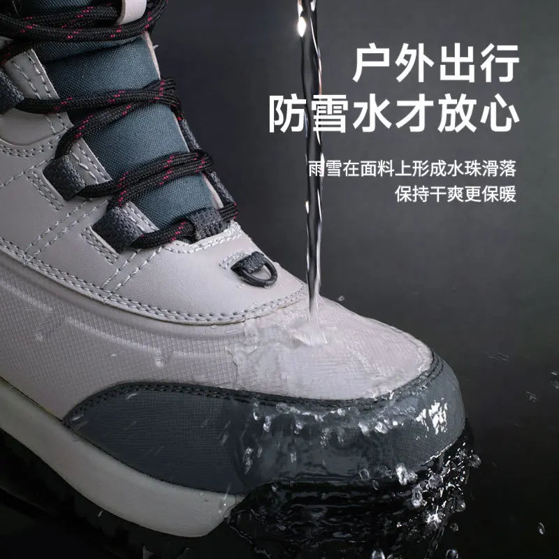 Botas de Nieve para Hombre - Botas para -40 Grados con Aislamiento de Forro Polar, Zapatos de Hombre a la Moda, Antifrío y Antideslizantes