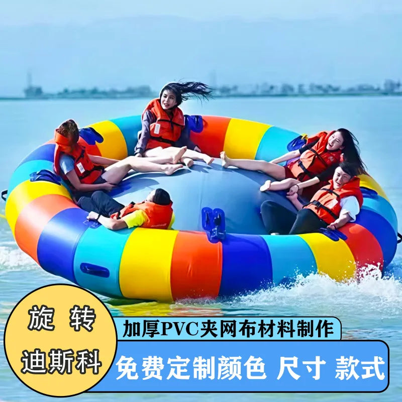 Bote inflable tipo banana, pez volador, para exteriores, grande, para remolcar en el mar, para coche, motocicleta, lancha rápida.