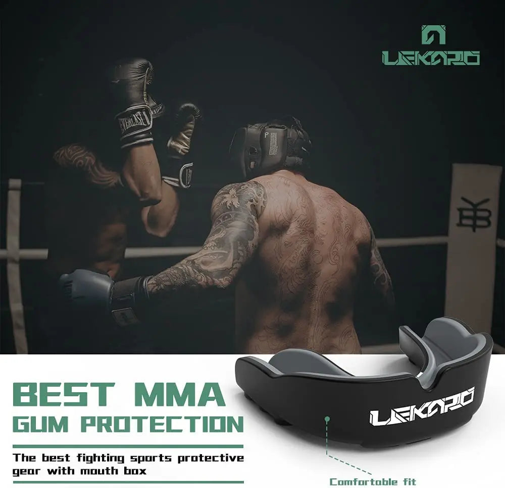 Protector bucal profesional para entrenamiento de lucha para adultos, protección dental, boxeo, deportes, Mma, Muay Thai, protector bucal de lucha para niños