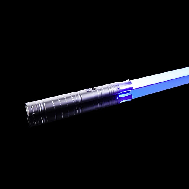 Sable de luz metálico RGB para cosplay, espada de luz, barra luminosa Kpop, espada de juguete para rave, intermitente