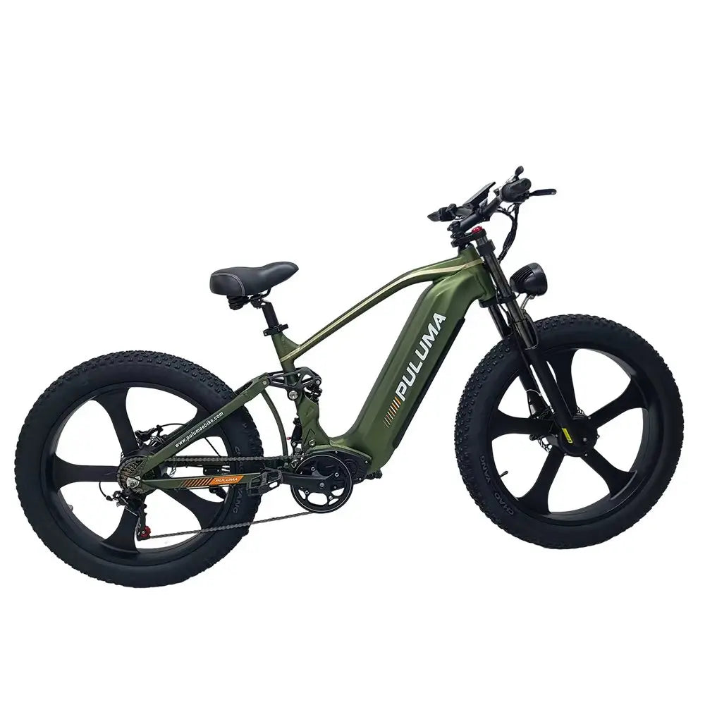 New PULUMA PE900 Dual Motor Electric Bike 52V20AH Removable Battery 26" Fat Tire All Terrain Offroad E-Bicycle Hydraulic Brake 7 Speed Adult Mountain Ebike