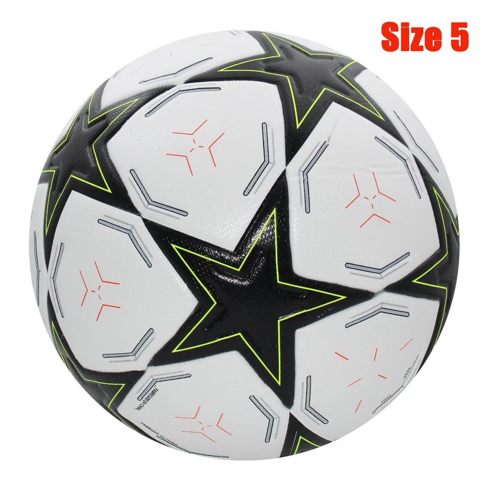 Balón de fútbol profesional para deportes al aire libre, pelotas para partidos, Material PU de alta calidad, entrenamiento, fútbol sin costuras, tamaño estándar 5, talla 4