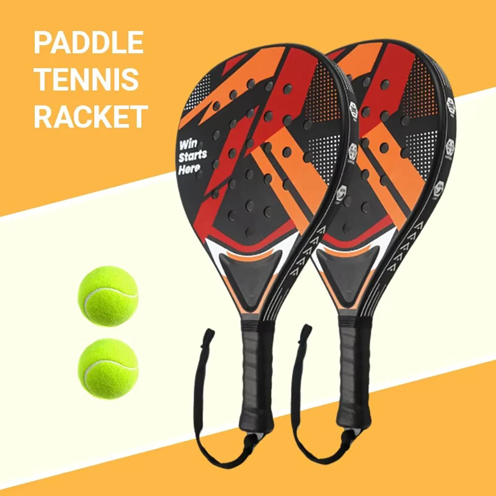 Raqueta de tenis de padel económica para intermedios principiantes Mango antivibración duradero Agarre de plástico