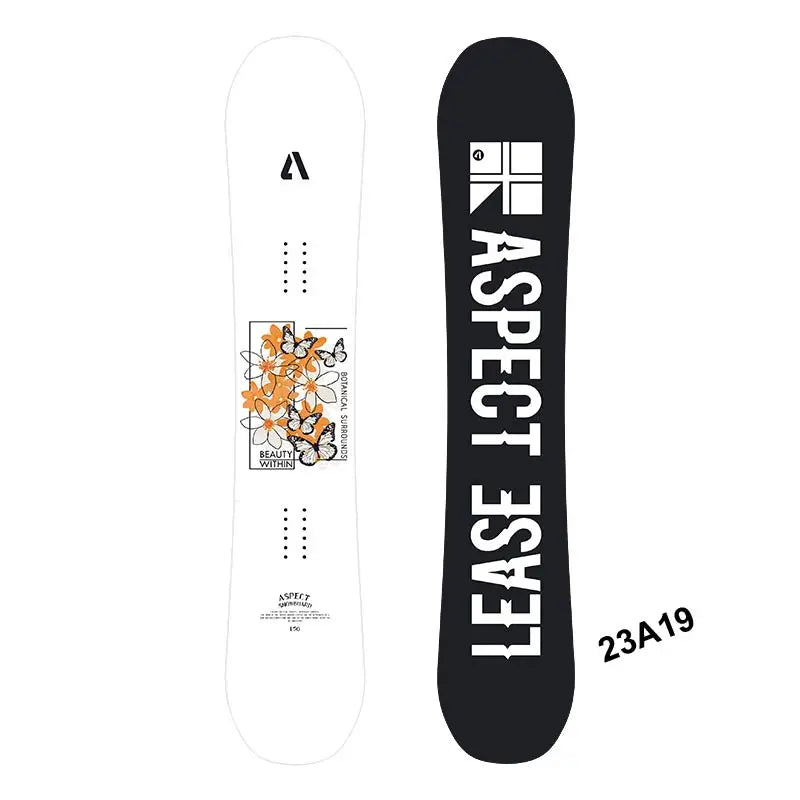 Tabla de esquí profesional - Snowboard Freestyle All Mountain de 145 cm con base sinterizada y núcleo de madera