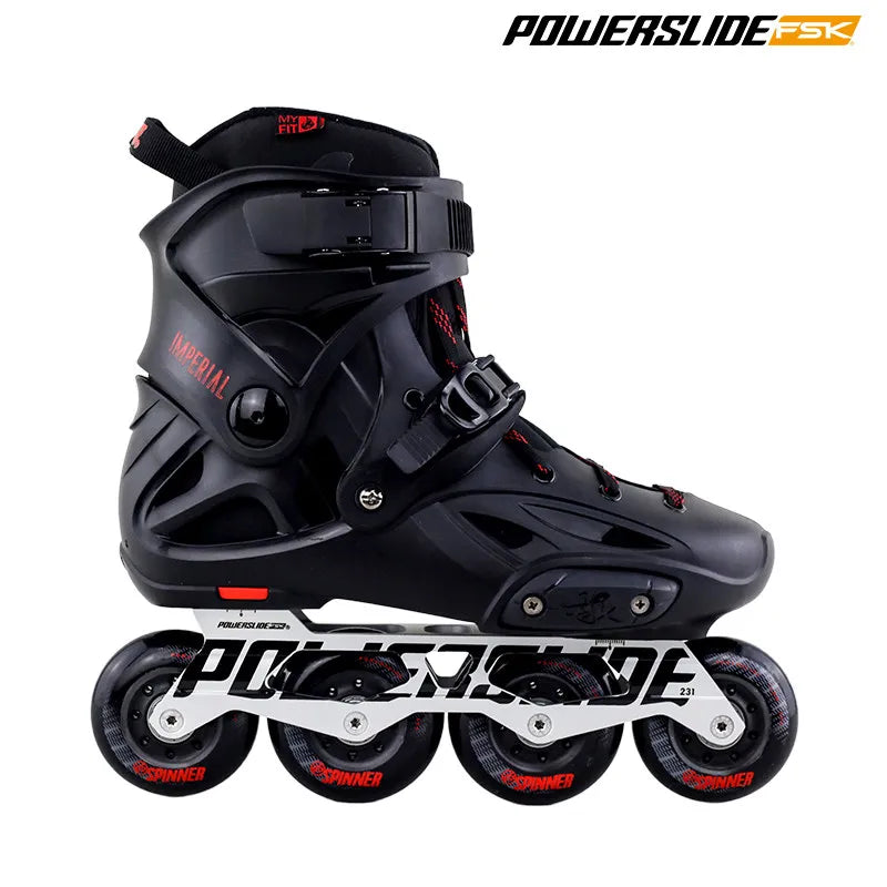 Patines en Línea Powerslide Imperial, Patines Profesionales de Slalom y Freestyle para Adultos, Hombres, Mujeres y Estudiantes Universitarios