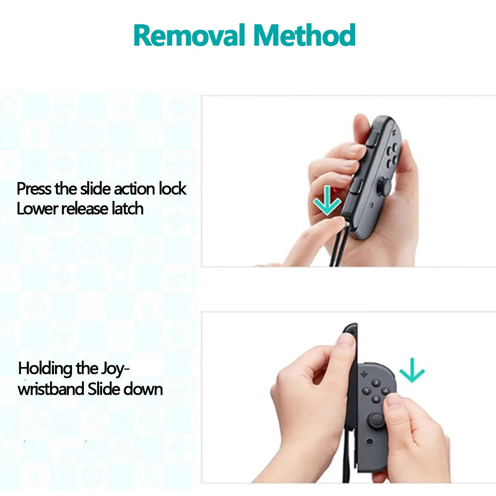 1 par de correas de muñeca para Nintendo Switch OLED Joycon, piezas de repuesto, accesorios para controlador de juego, correa de muñeca, accesorios de cordón