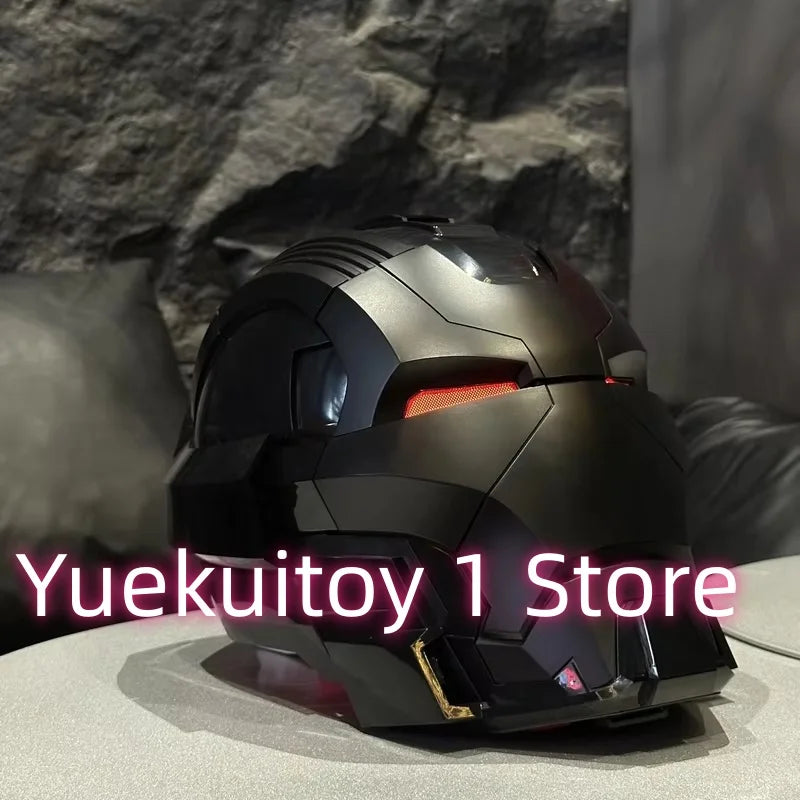 Nuevo Casco de Iron Man Mk50 Mk5 Mk17 con Control por Voz y Luces, Modelo de Juguete para Adultos, Tecnología Vestible, Regalo
