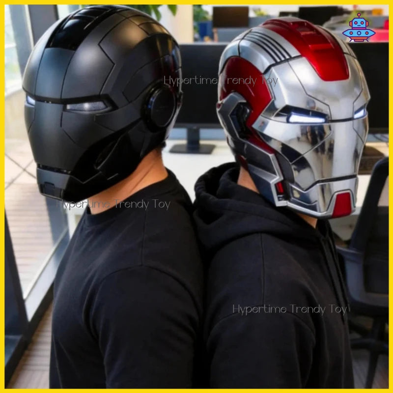 Casco de Iron Man con Control de Voz Inteligente, Réplica Exacta 1:1, Set Multiseries, Equipo de Exhibición Premium, Coleccionable de Alta Gama