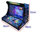 Consola de videojuegos arcade para 2 jugadores, pantalla LCD de 22 pulgadas, diseño Bartop con SAGA ARCADE DX 26800 en 1, aceptador de monedas, joystick, botón para conectar a TV