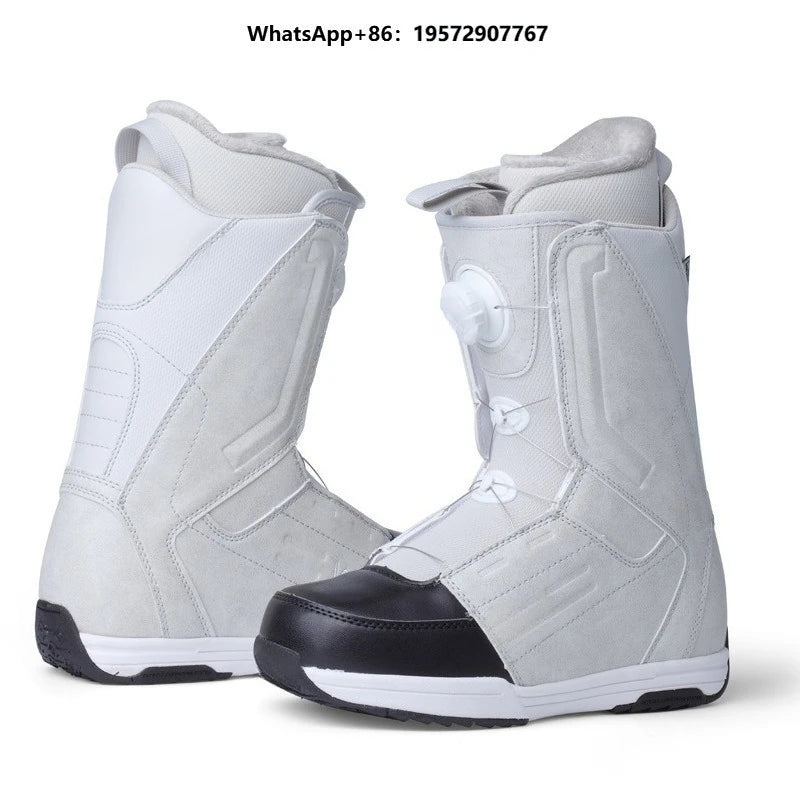 Botas de Snowboard Personalizadas para Adultos, Cálidas e Impermeables para Deportes de Invierno al Aire Libre