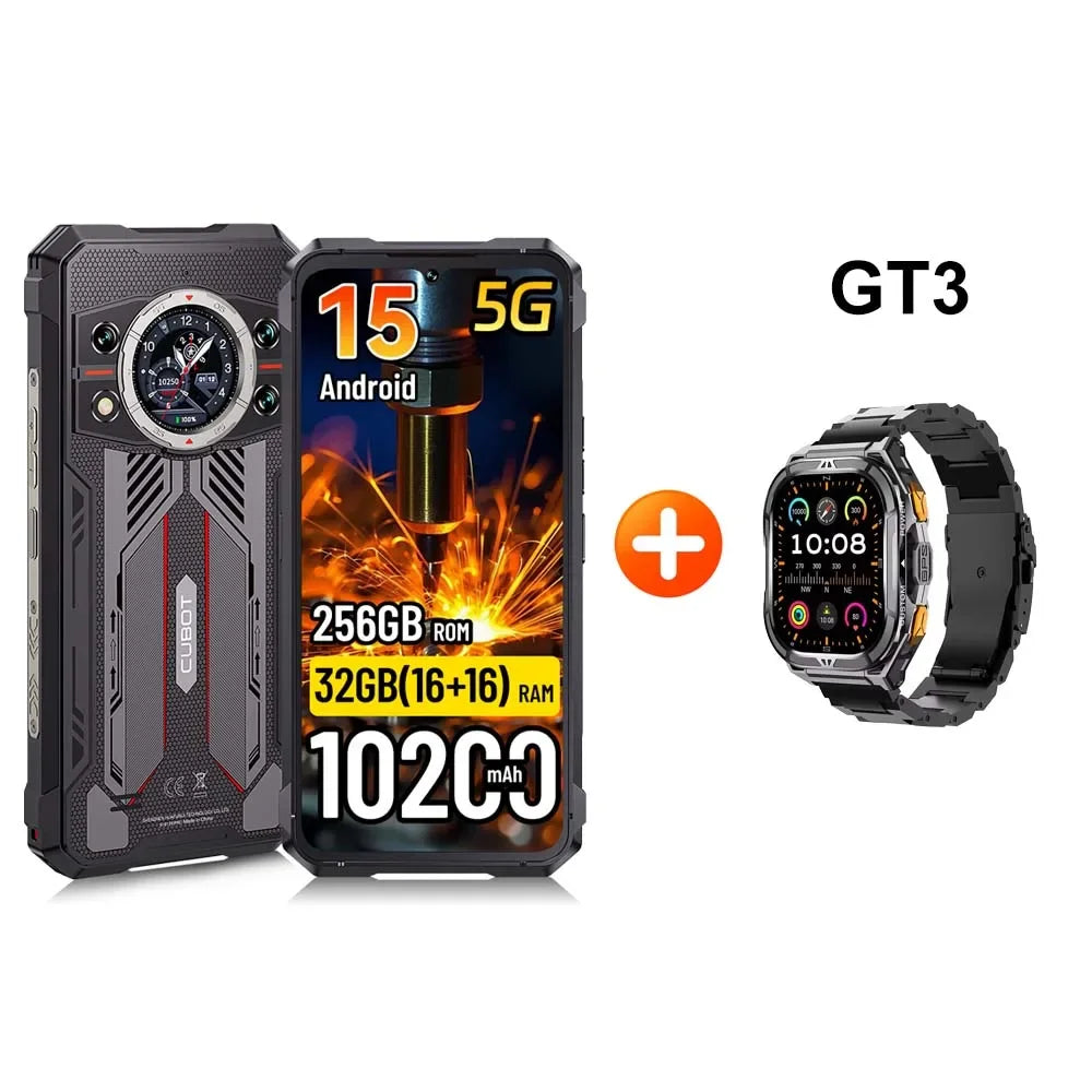 [Envío desde Polonia] Smartphone resistente 5G Cubot KingKong 11 16GB(8+8)GB+256GB 32GB(16+16)+256GB 10200mAh 6.72'' Teléfono móvil NFC Android 15
