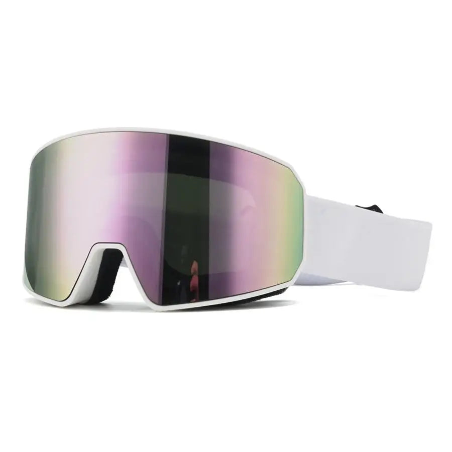 Gafas de Esquí Antivaho de Doble Capa, Gafas Deportivas para Exteriores con Protección UV, Equipo de Protección Ocular para Senderismo en Nieve y Montaña