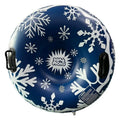 Anillo de nieve inflable, trineo grande, placa base reforzada gruesa y mango fuerte, Material de PVC resistente al frío, suministros para esquí en nieve