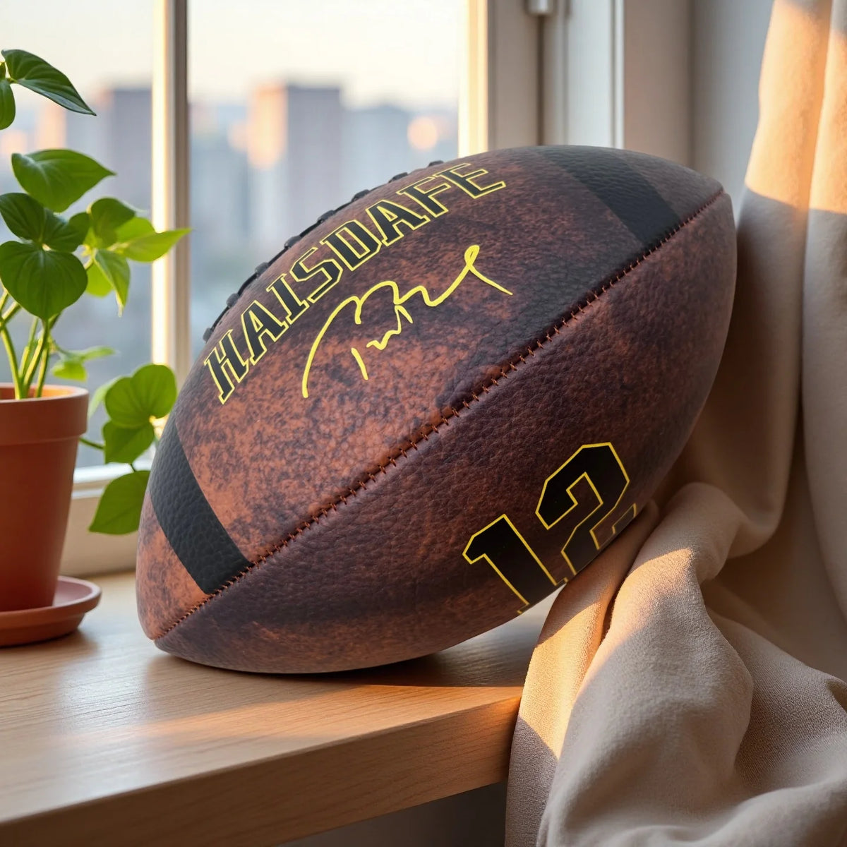 Tamaño pelota oficial Fútbol americano RugbyBall alta calidad Resistencia Footbll Entrenamiento PracticeTeam Deportes Rugby Fútbol Cust