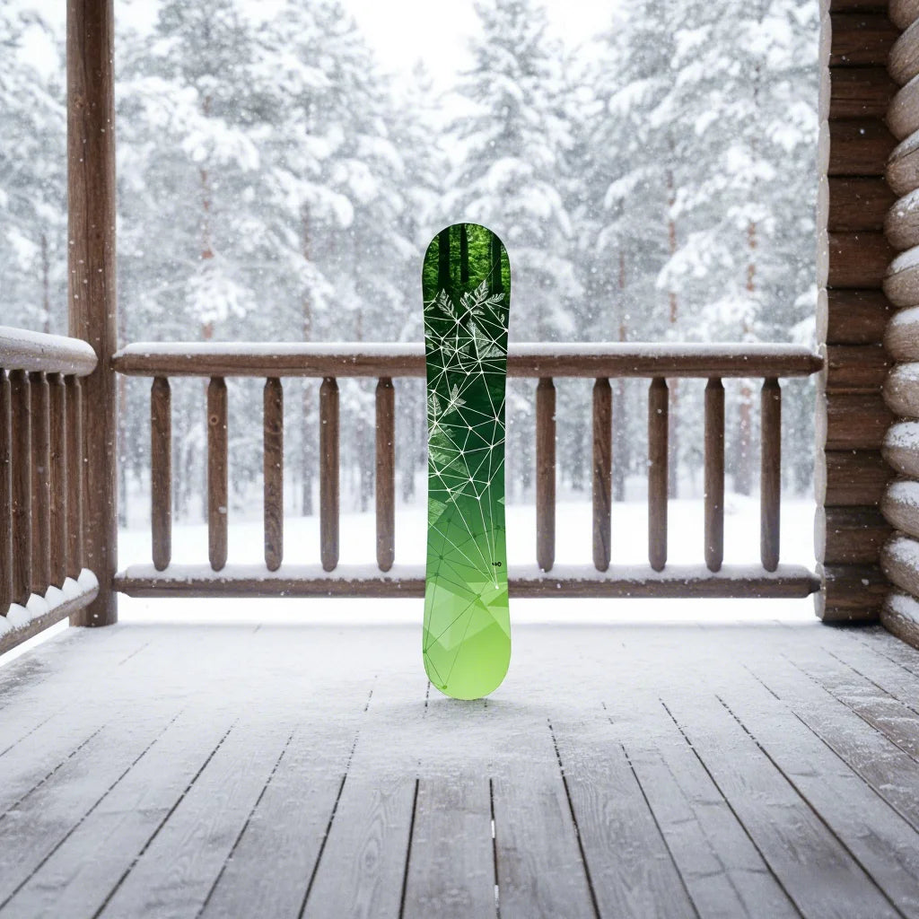 Tabla de Snowboard All Mountain de Madera y Fibra de Carbono Starry Sky, Tabla de Snowboard para Adultos, Venta Caliente para Deportes de Invierno