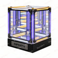Caja LED hipercubo, decoración DIY, lámpara de mesa inalámbrica, vitrina para figuras, espejo infinito, caja 4D, adorno de túnel abismal