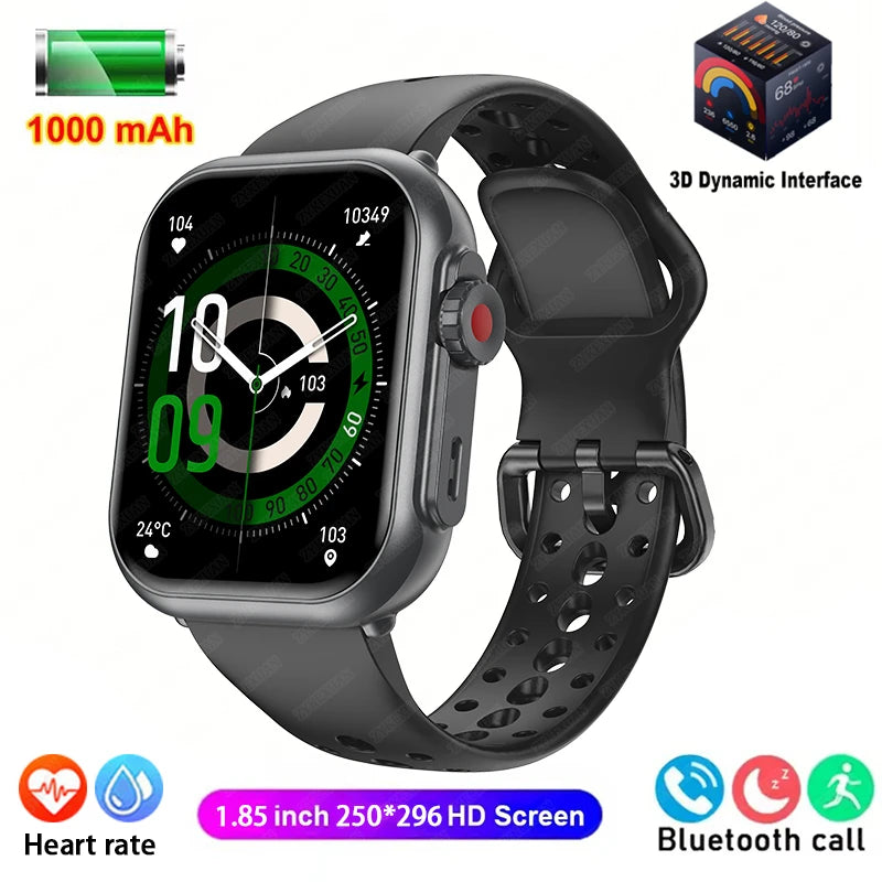 Smart Watch Ultra 2 SE Hombre Mujer 1000mAh HD AMOLED Frecuencia cardíaca 100+ Deportes Llamada Bluetooth Seguimiento GPS Reloj inteligente resistente al agua para Apple