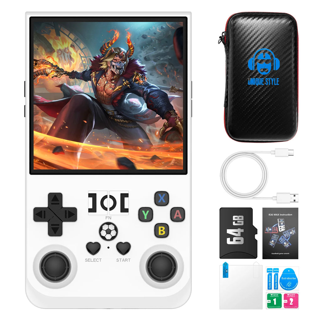 RG46 Retro Handheld Video Game Console RK3326 Chip 64/128G Linux System Open Source 4‘’HD Screen Portable Pocket Game Player