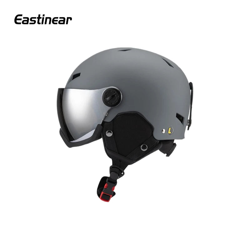 Casco de esquí Horntour, gafas de nieve para hombres en uno, casco de Snowboard antiimpacto para mujeres adultas, casco de seguridad para Snowboard, monopatín y esquí