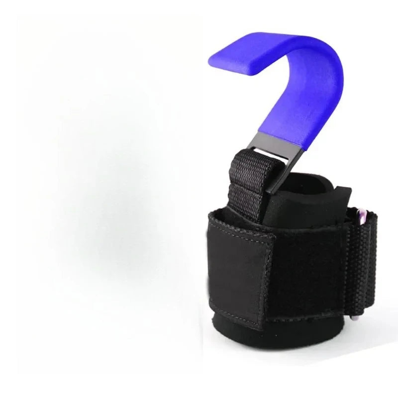 Gancho de elevación para Fitness, soporte de agarre de mano, gancho de elevación duro, correa para muñeca, guantes de fitness para hombres y mujeres, 2 uds.