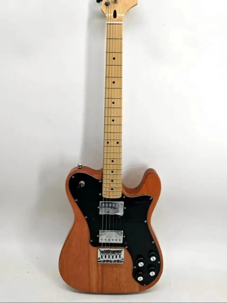 Guitarra Eléctrica de 6 Cuerdas con Pastillas Humbucker HH, Pasiva 1V1t3w, 20 Trastes, Cuerpo de Caoba, Mástil de Palisandro