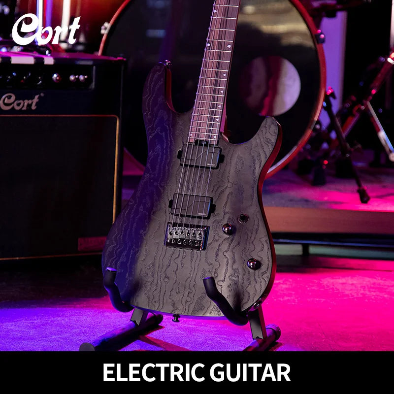 Guitarra eléctrica con estuche gratuito, KX500 grabado, Cort original, lista en tienda, inmediatamente segura, envío