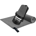 Toalla de secado rápido de microfibra a prueba de arena, ligera, portátil, para playa, natación, Yoga, gimnasio, artículos esenciales para viajes, súper absorbente, suave para la piel