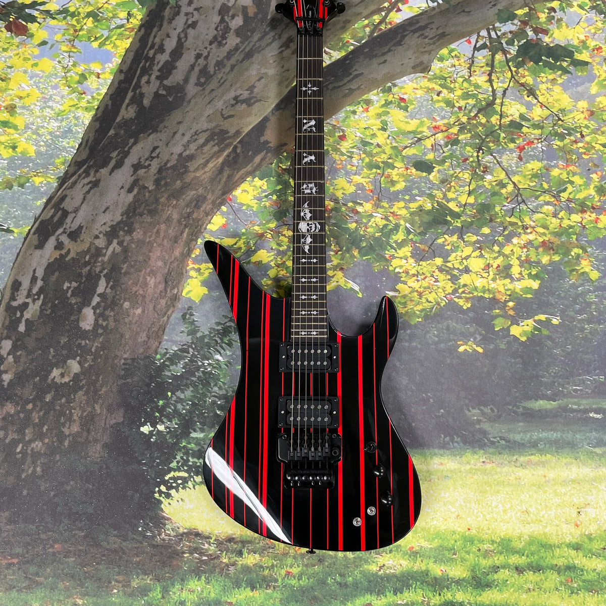 Guitarra eléctrica clásica de 6 cuerdas, con doble pastilla para speed-picking, guitarra eléctrica de metal rock