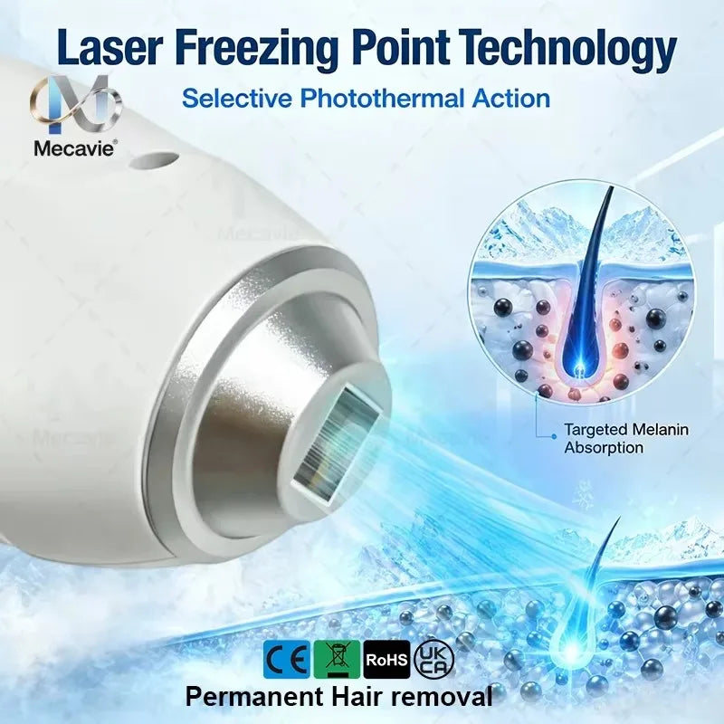 Máquina Profesional de Depilación Láser de Diodo de Titanio con Hielo 808nm 6000w, Indolora, Permanente, con Certificación CE y Diseño de Tanque de Agua Externo