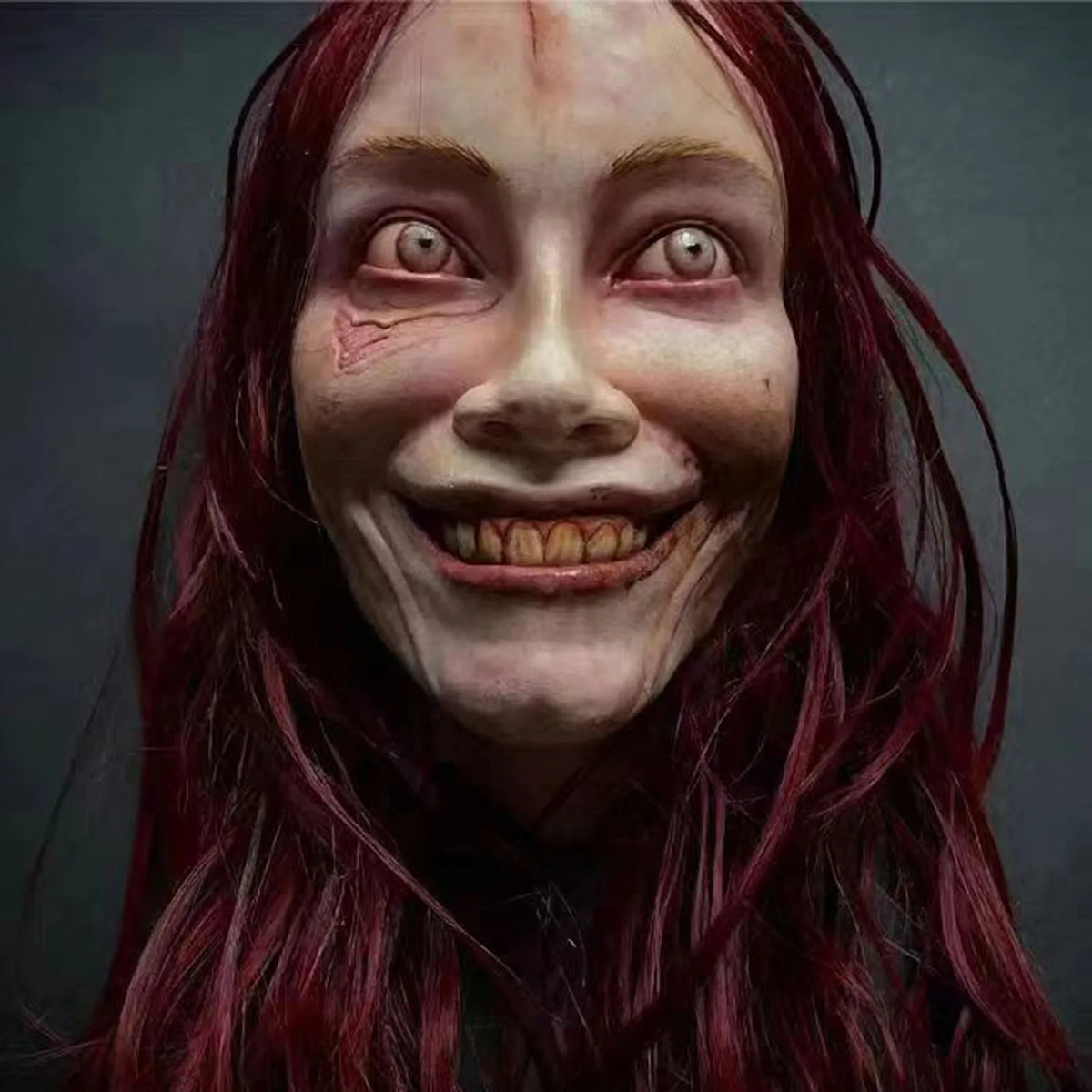 Máscara de látex de Evil Dead Rise, cosplay, carnaval, terror, casco de asesino, máscara de cara completa, máscara espeluznante, disfraz para fiesta de Halloween, accesorios