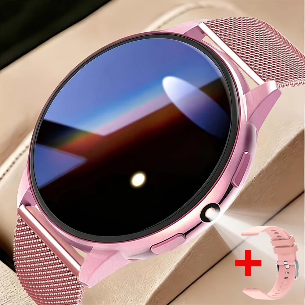 Nuevo modelo 2026, moderno reloj inteligente redondo, pantalla HD totalmente táctil, llamadas inalámbricas, múltiples modos deportivos, control de música