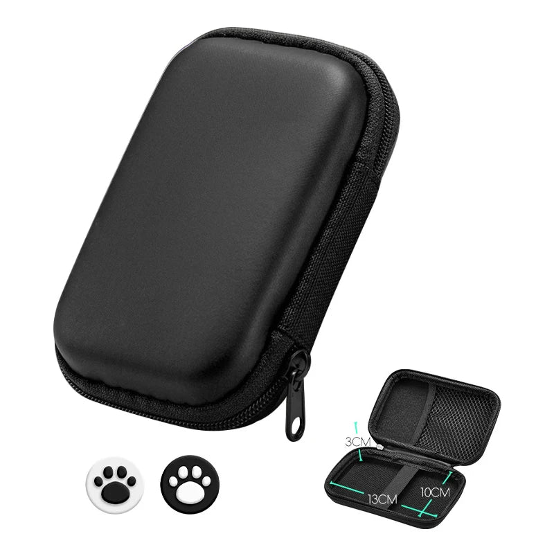Estuche rígido de transporte compatible con consola de juegos retro portátil R36S / R35S / RG35XX, organizador de almacenamiento para emulador portátil