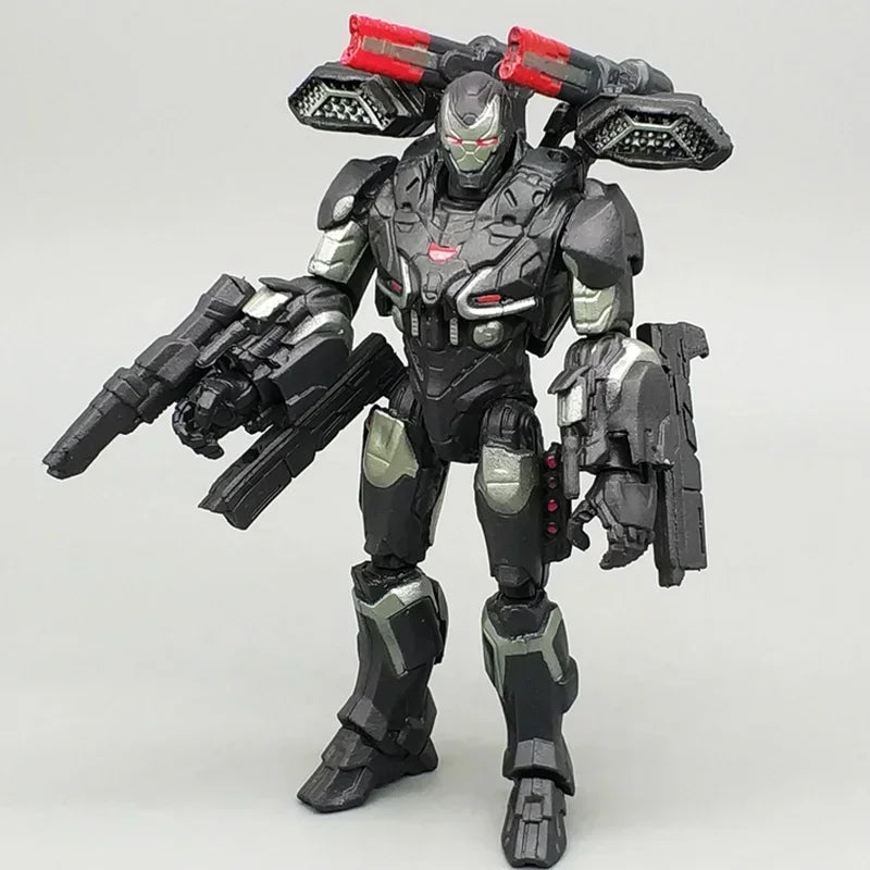 Marvel-figura de acción de Iron Man, modelo de máquina de guerra de 3,75 pulgadas, modelo de los vengadores, juguetes, regalos, estatuas de Anime, colecciones de estatuillas