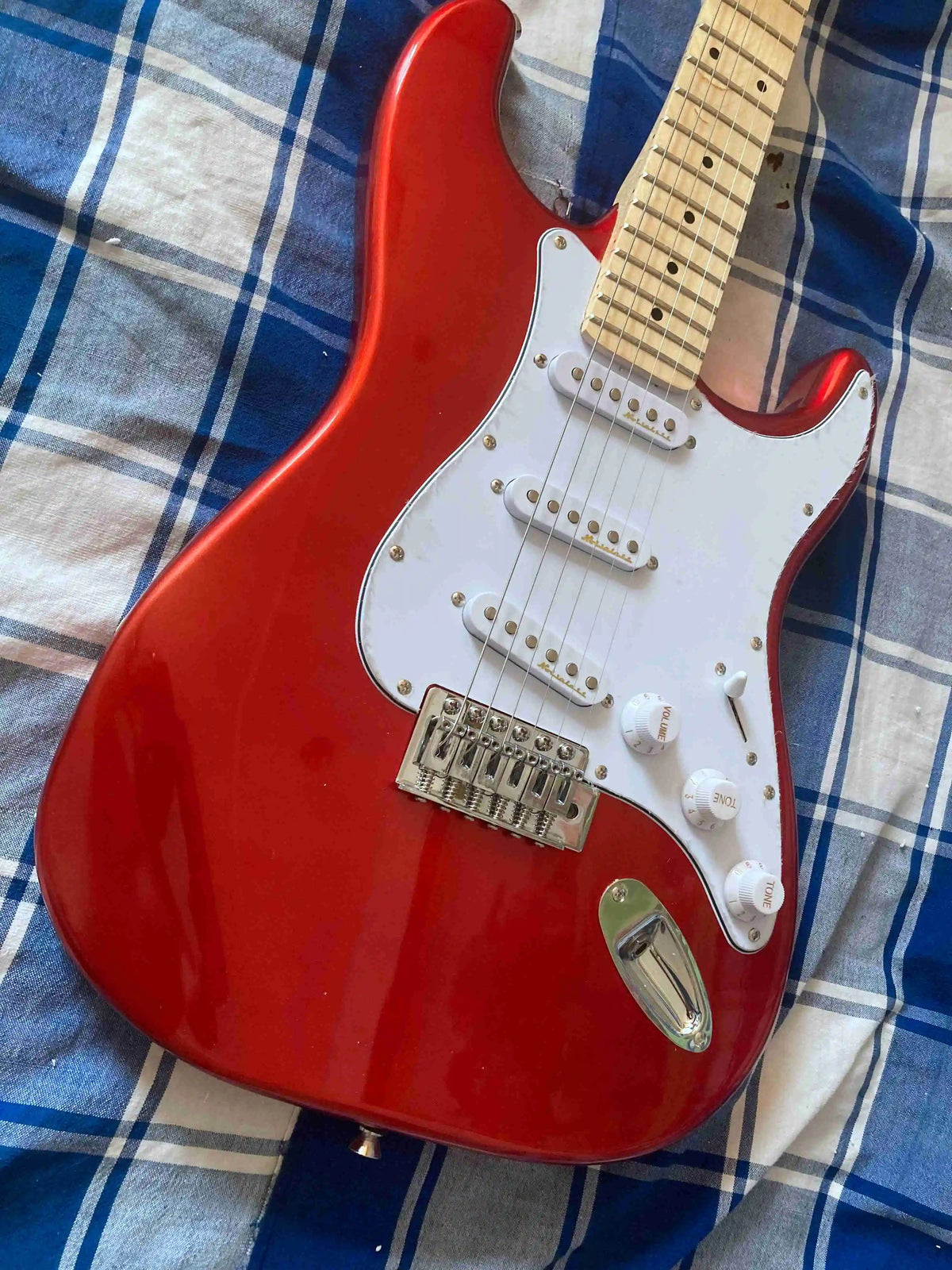 ASCSend tomorrow Guitarra eléctrica con cuerpo personalizado de caoba y diapasón de arce ASA003