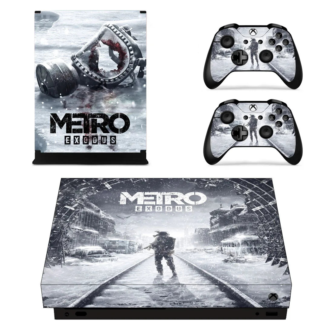 Personalización, Diseño Personalizado, Vinilos Adhesivos para Cubrir Completamente la Consola y el Control de Xbox One X